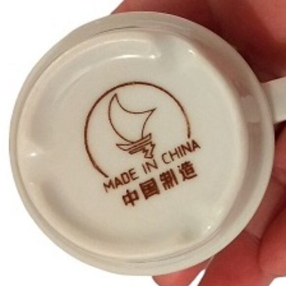 Café style Set of 2 Matching Demitasse or Espresso Cups Saucers - Picture 8 of 11